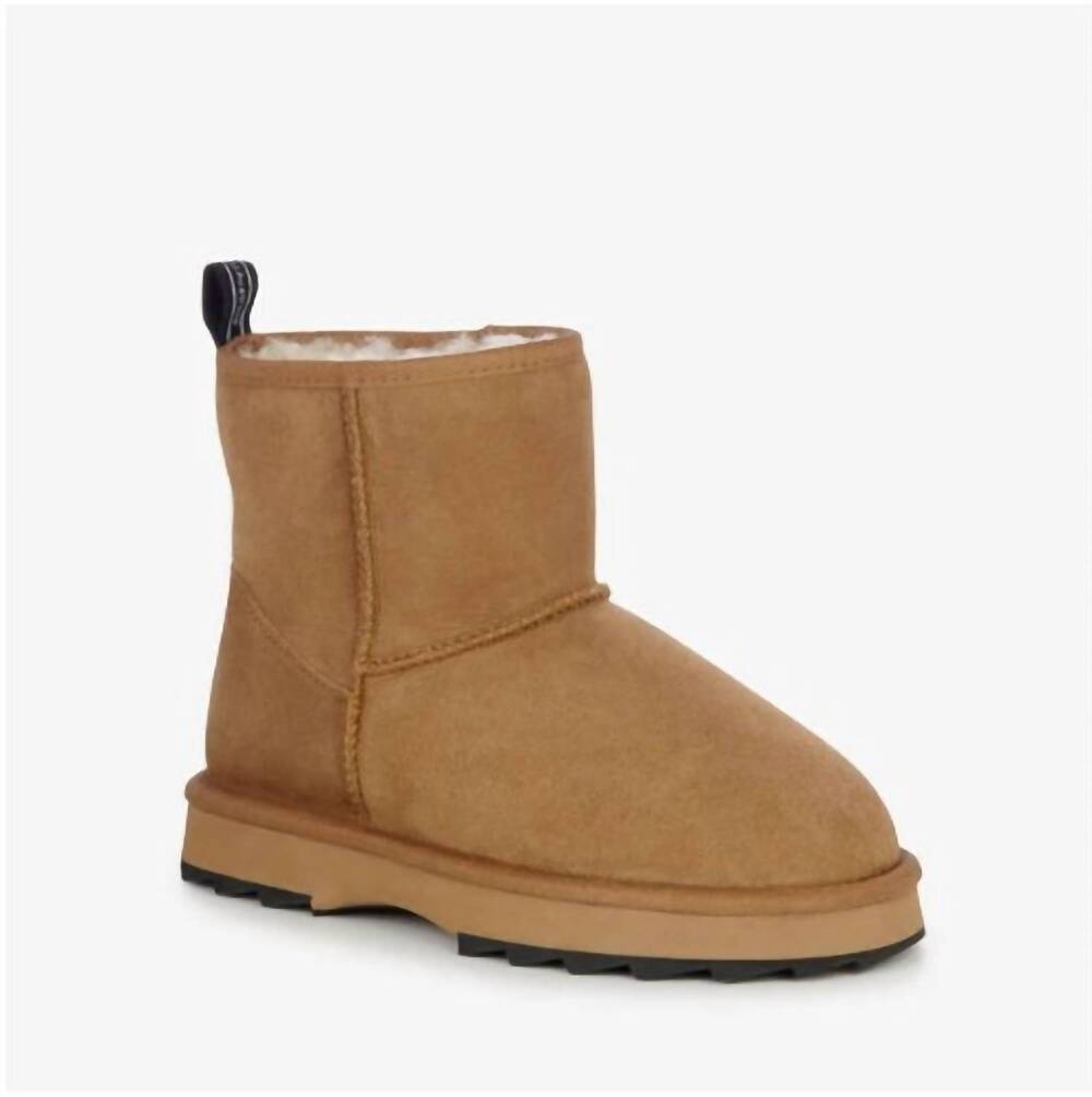 NEW EMU AUSTRALIA women's shark mini boot in chestnut